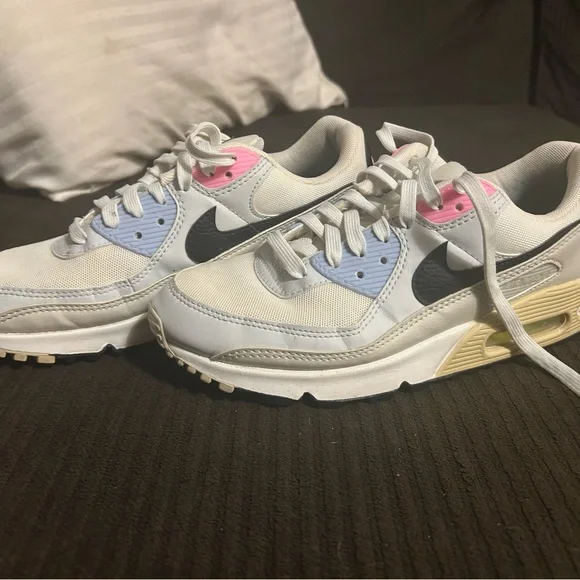 Nike Women's Athletic Shoes - White, Pink, Blue, Black - Picture 3 of 3